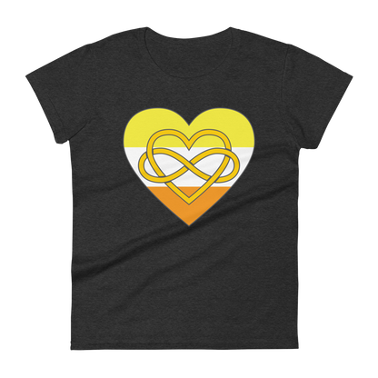 Polyamory Infinity Heart Maverique Pride Women's short sleeve t-shirt