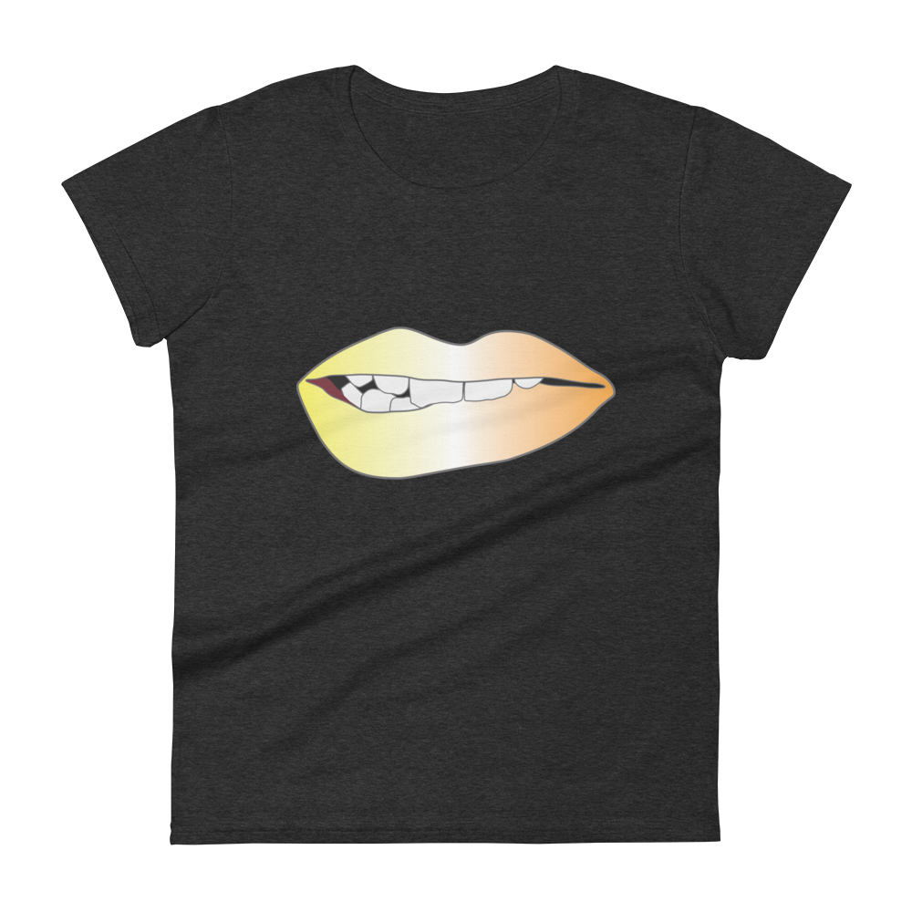 Biting Lips - Maverique Pride - Gradient Women's short sleeve t-shirt