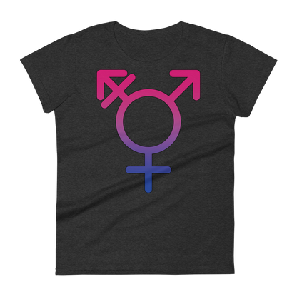 Transgender Symbol - Bisexual Pride Women's short sleeve t-shirt