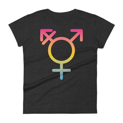 Transgender Symbol - Pansexual Pride Women's short sleeve t-shirt