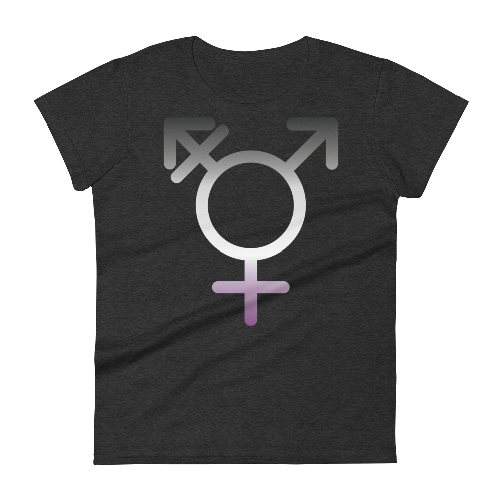 Transgender Symbol - Asexual/Demisexual Pride Women's short sleeve t-shirt