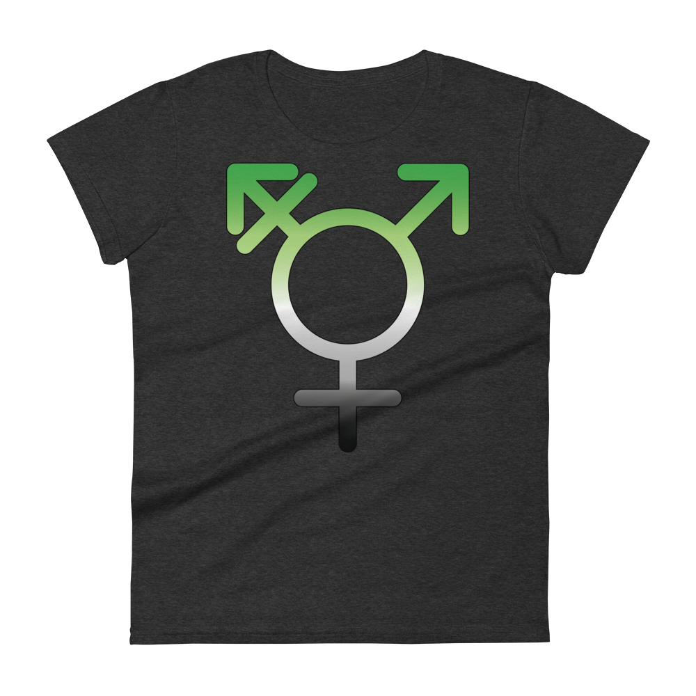 Transgender Symbol - Aromantic Pride Women's short sleeve t-shirt