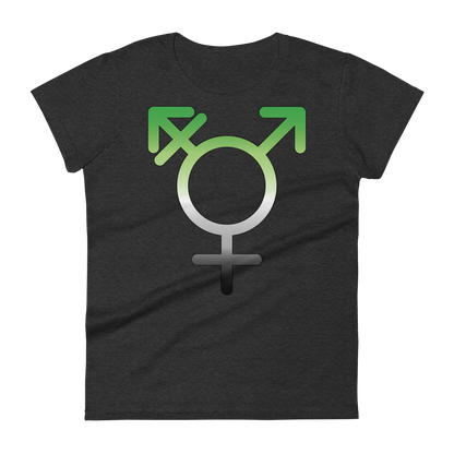 Transgender Symbol - Aromantic Pride Women's short sleeve t-shirt