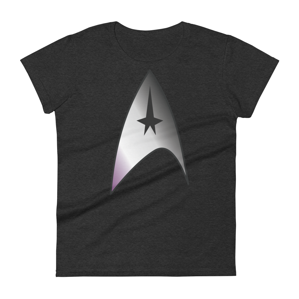 Starfleet Insignia - Asexual/Demisexual Pride Women's short sleeve t-shirt