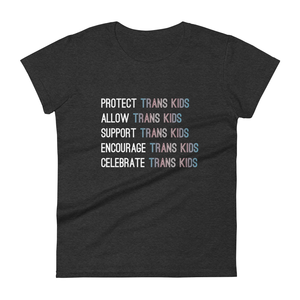 Support Trans Kids Women's short sleeve t-shirt