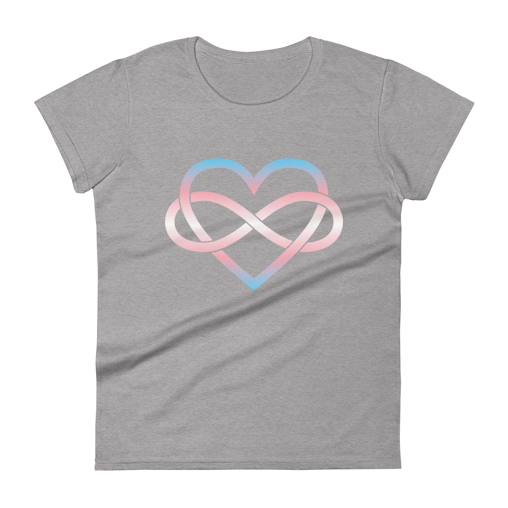 Polyamory Infinity Heart - Trans Women's short sleeve t-shirt