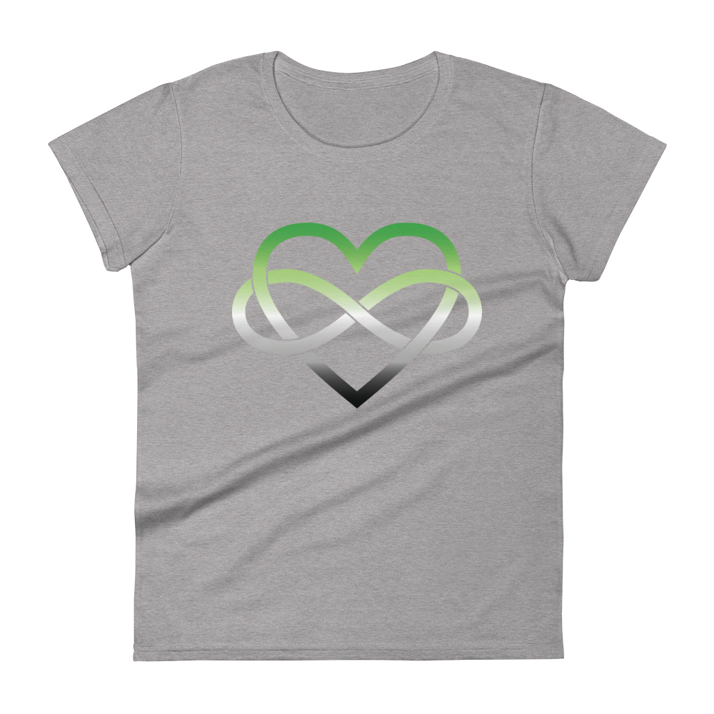 Polyamory Infinity Heart - Aromantic Women's short sleeve t-shirt