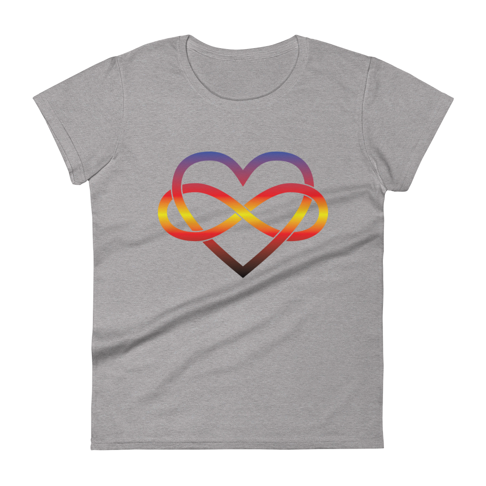 Polyamory Infinity Heart - Polyamory Women's short sleeve t-shirt