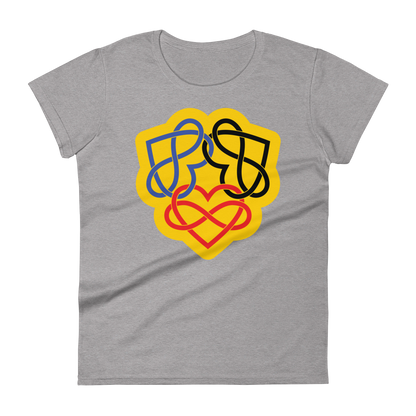 Poly Infinity Hearts Interlocked Women's short sleeve t-shirt