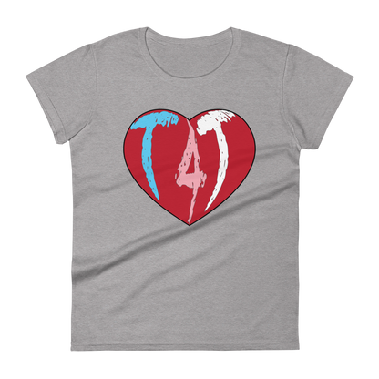 T4T Heart Women's short sleeve t-shirt