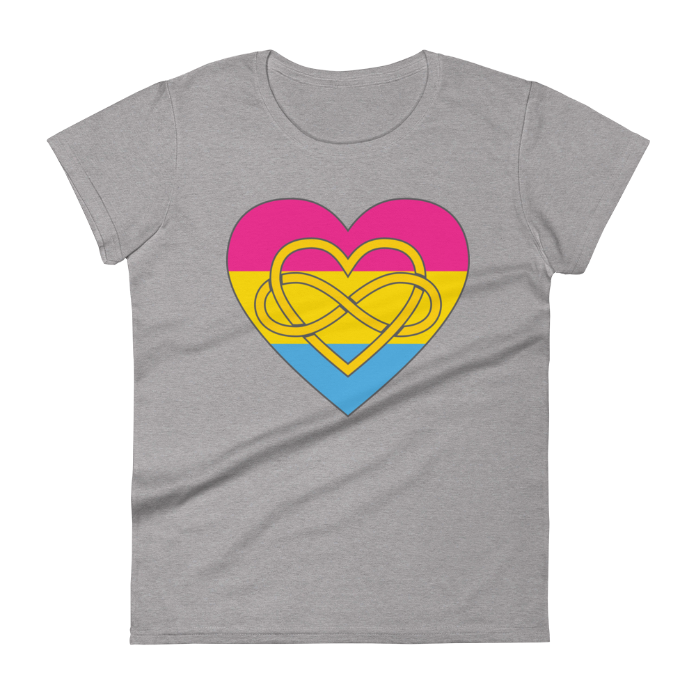 Polyamory Infinity Heart Pansexual Pride Women's short sleeve t-shirt