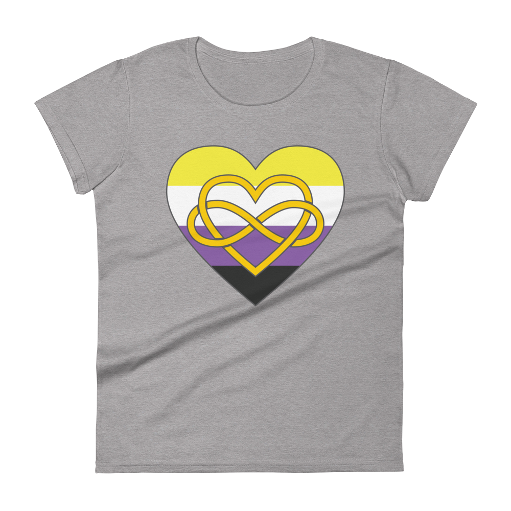 Polyamory Infinity Heart Non-binary Pride Women's short sleeve t-shirt