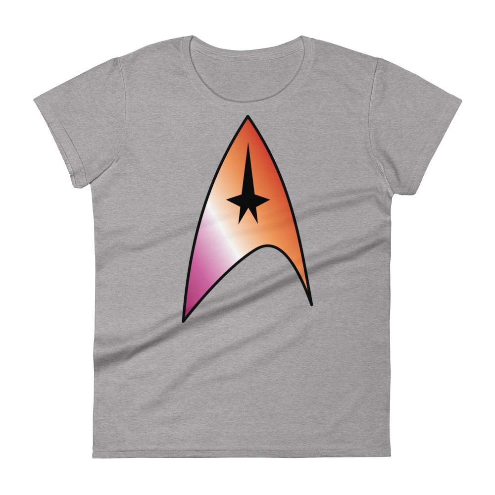 Starfleet Insignia - Lesbian Pride Women's short sleeve t-shirt