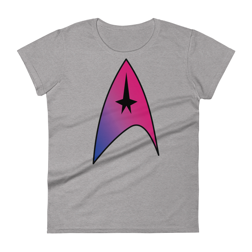 Starfleet Insignia - Bisexual Pride Women's short sleeve t-shirt