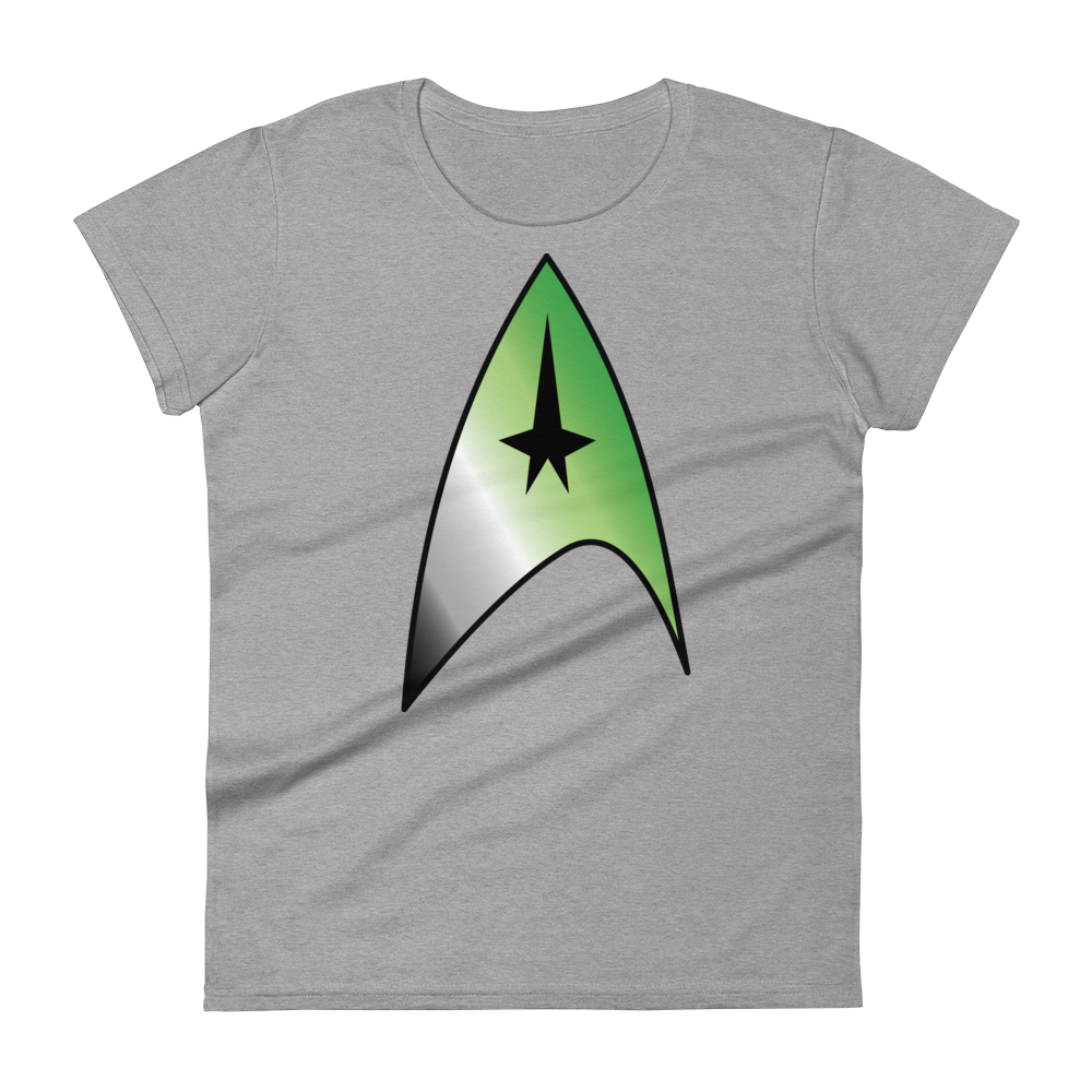 Starfleet Insignia - Aromantic Pride Women's short sleeve t-shirt