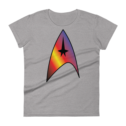 Starfleet Insignia - Polyamory Pride Women's short sleeve t-shirt