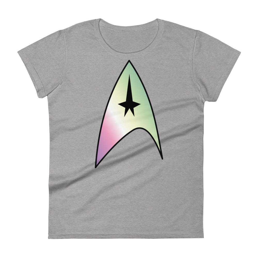 Starfleet Insignia - Genderfae Pride Women's short sleeve t-shirt