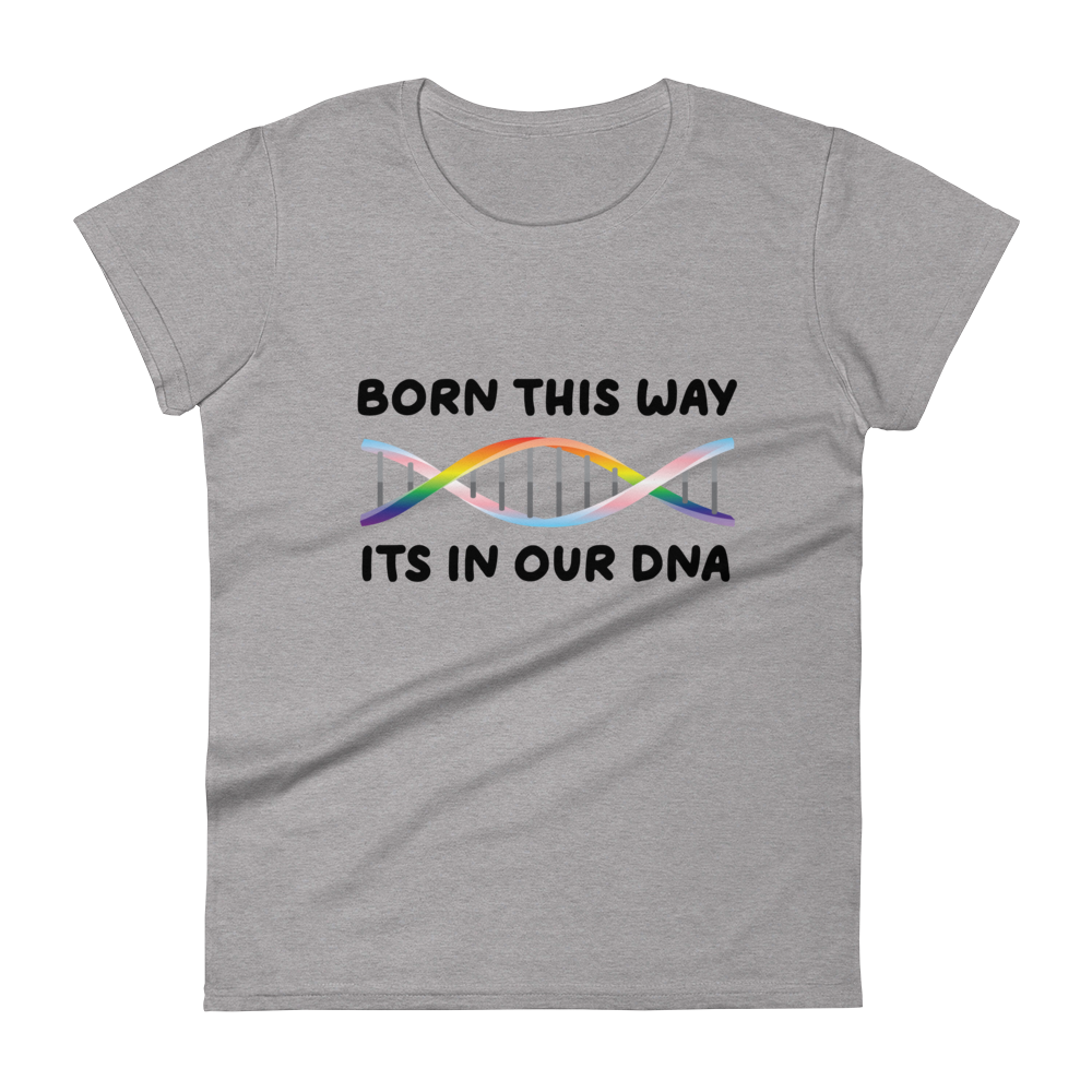 Born This Way - Rainbow/Trans Women's short sleeve t-shirt