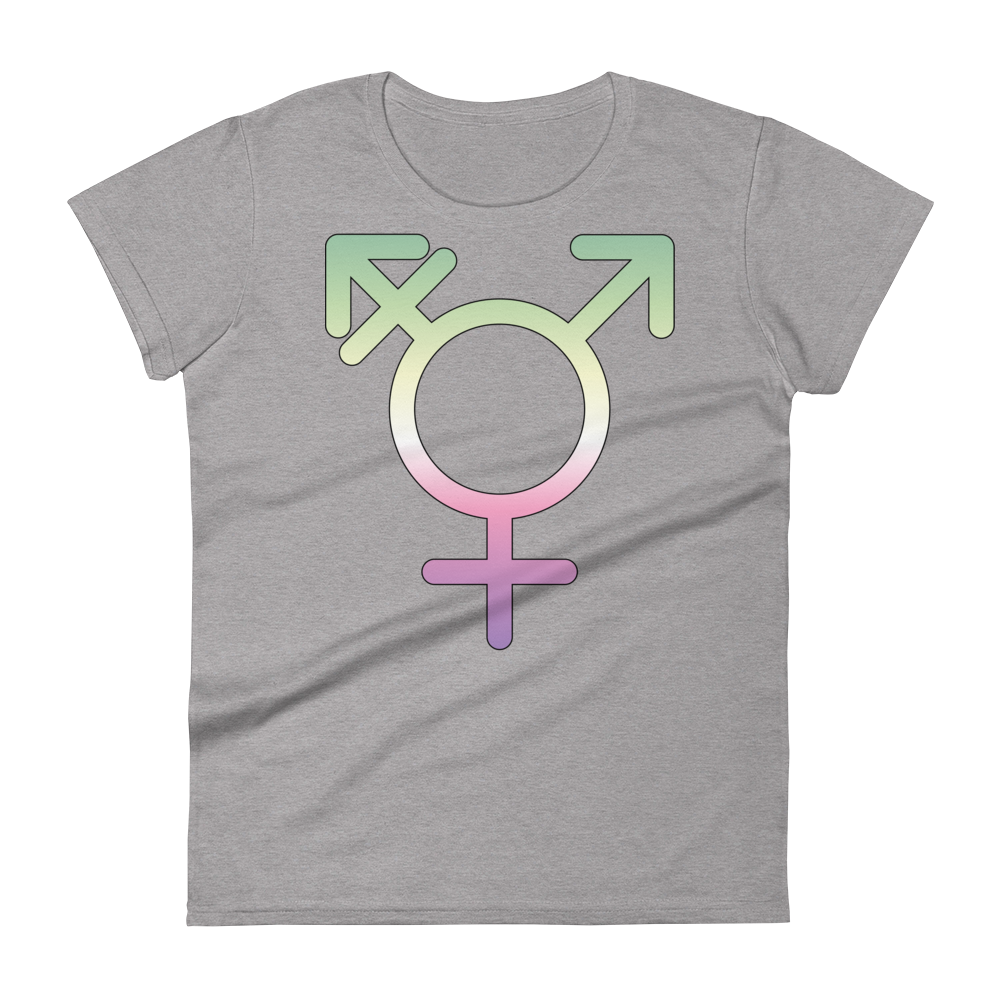 Transgender Symbol - Genderfae Pride Women's short sleeve t-shirt