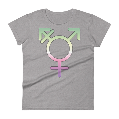 Transgender Symbol - Genderfae Pride Women's short sleeve t-shirt