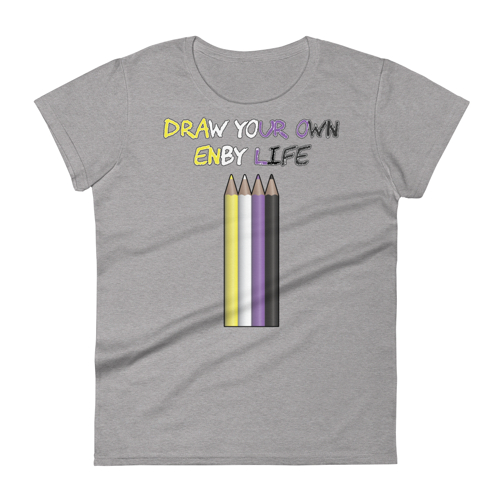 Draw Your Own Enby Life Women's short sleeve t-shirt