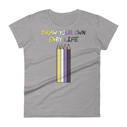 Draw Your Own Enby Life Women's short sleeve t-shirt