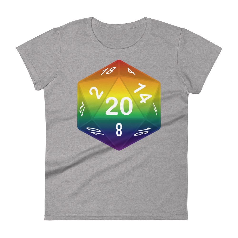 Pride Dice - Rainbow Women's short sleeve t-shirt