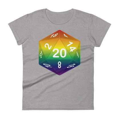 Pride Dice - Rainbow Women's short sleeve t-shirt