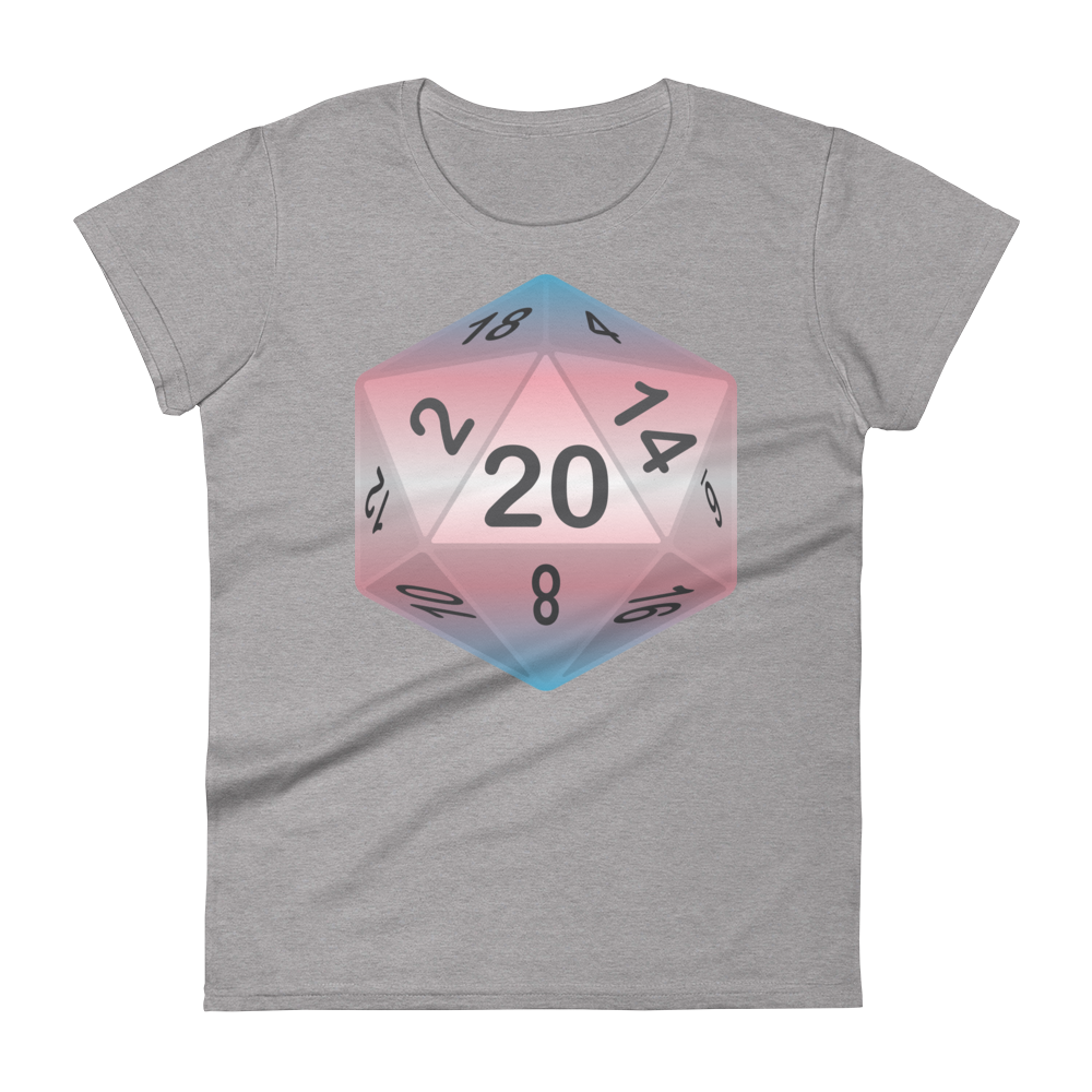 Pride Dice - Transgender Women's short sleeve t-shirt