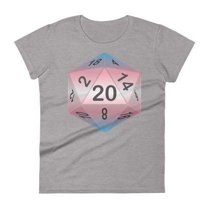 Pride Dice - Transgender Women's short sleeve t-shirt