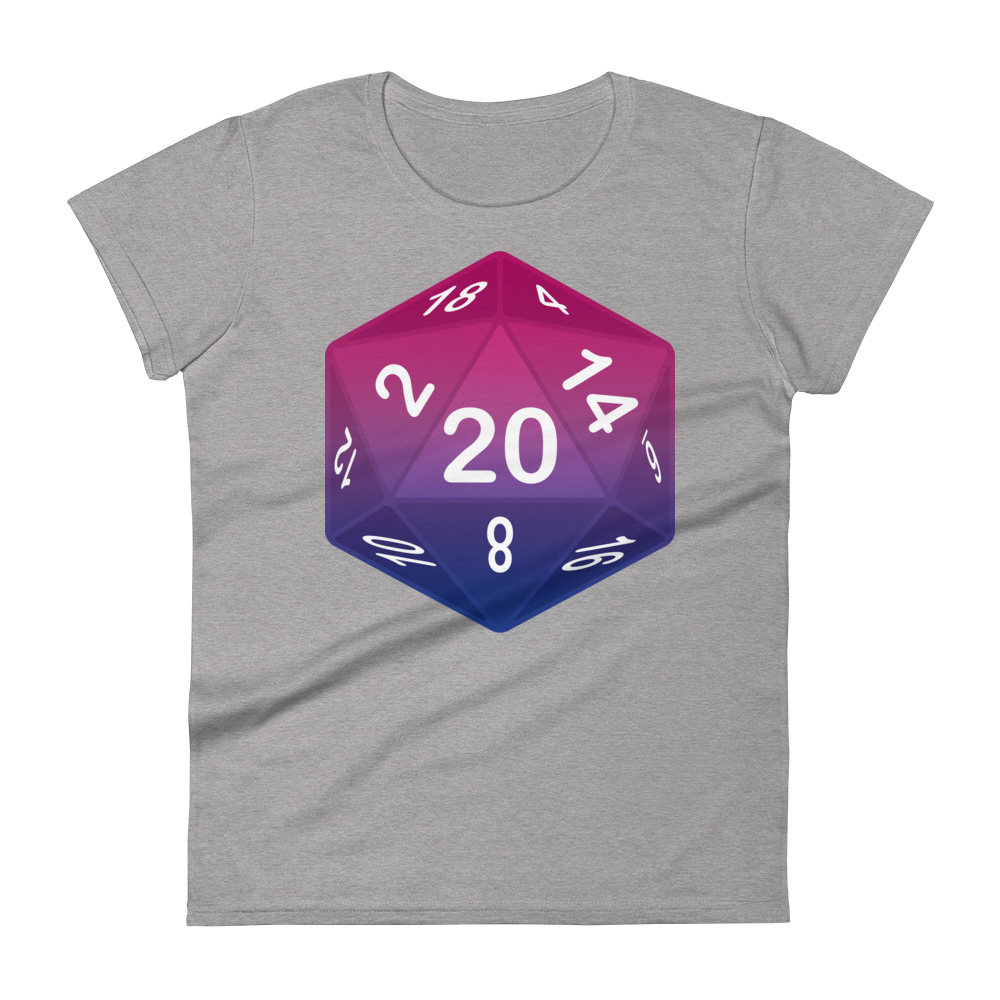 Pride Dice - Bisexual Women's short sleeve t-shirt