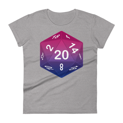 Pride Dice - Bisexual Women's short sleeve t-shirt