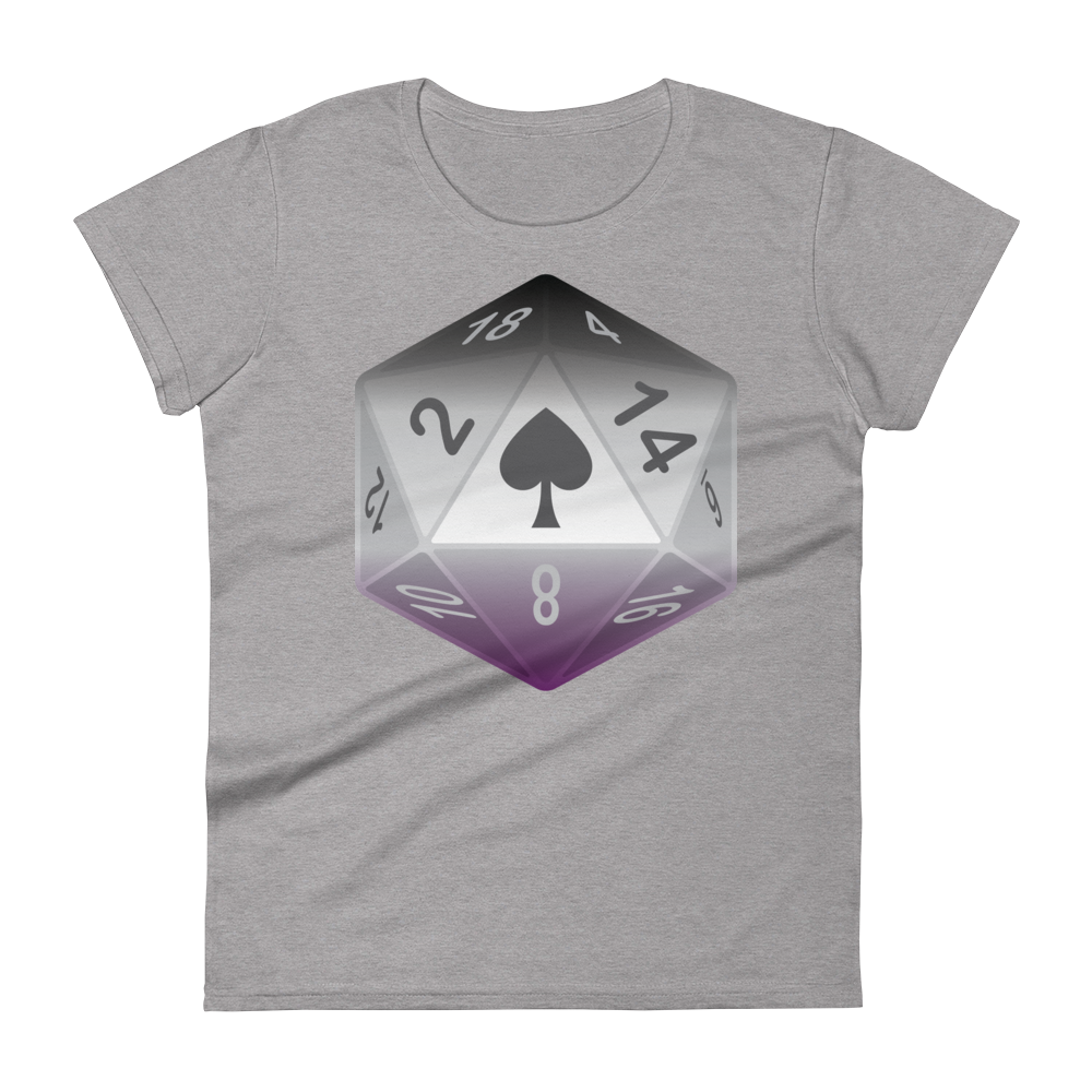 Pride Dice - Asexual Women's short sleeve t-shirt