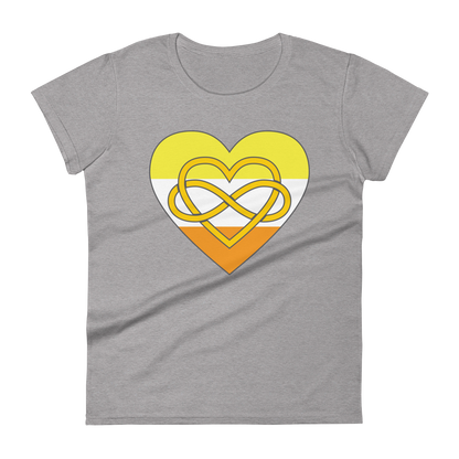 Polyamory Infinity Heart Maverique Pride Women's short sleeve t-shirt