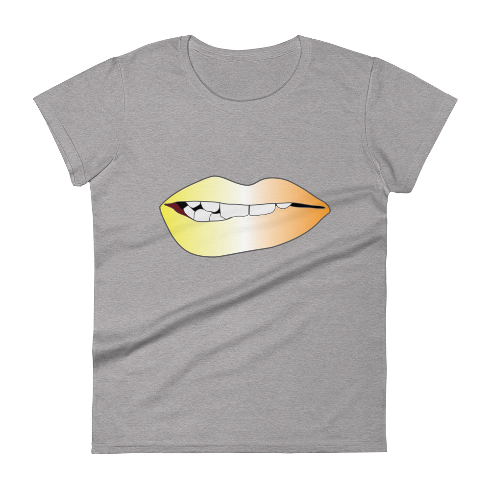 Biting Lips - Maverique Pride - Gradient Women's short sleeve t-shirt