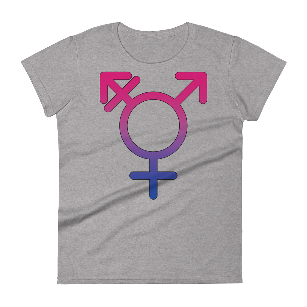 Transgender Symbol - Bisexual Pride Women's short sleeve t-shirt