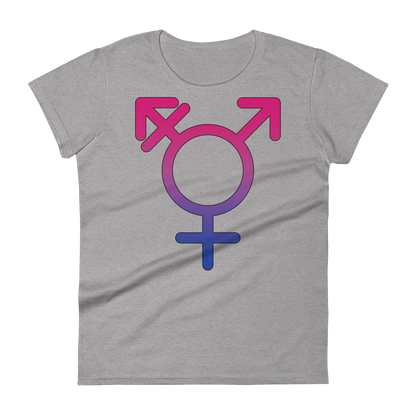 Transgender Symbol - Bisexual Pride Women's short sleeve t-shirt