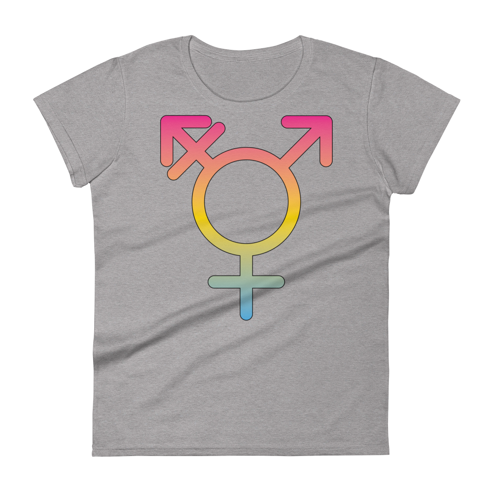 Transgender Symbol - Pansexual Pride Women's short sleeve t-shirt