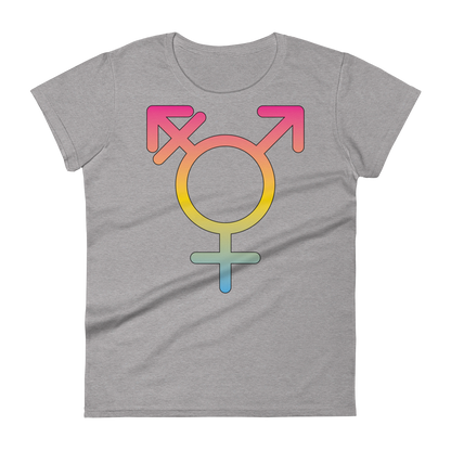 Transgender Symbol - Pansexual Pride Women's short sleeve t-shirt