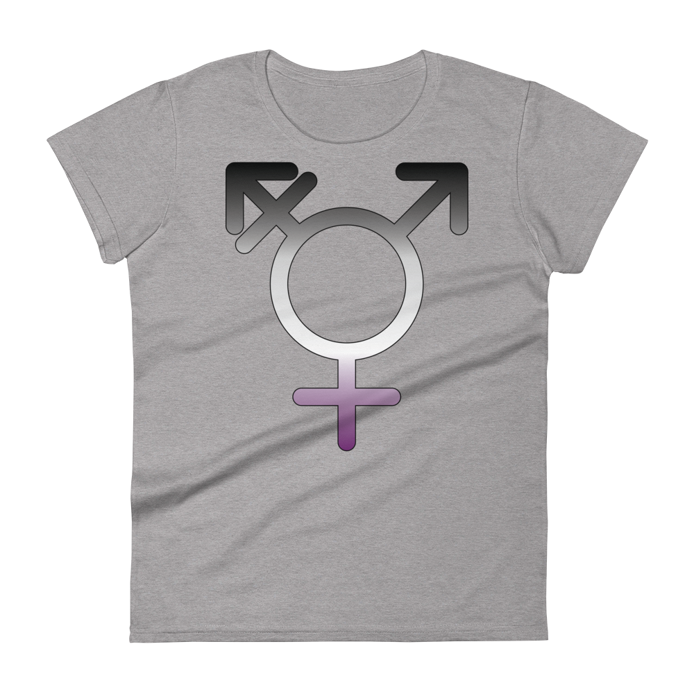 Transgender Symbol - Asexual/Demisexual Pride Women's short sleeve t-shirt