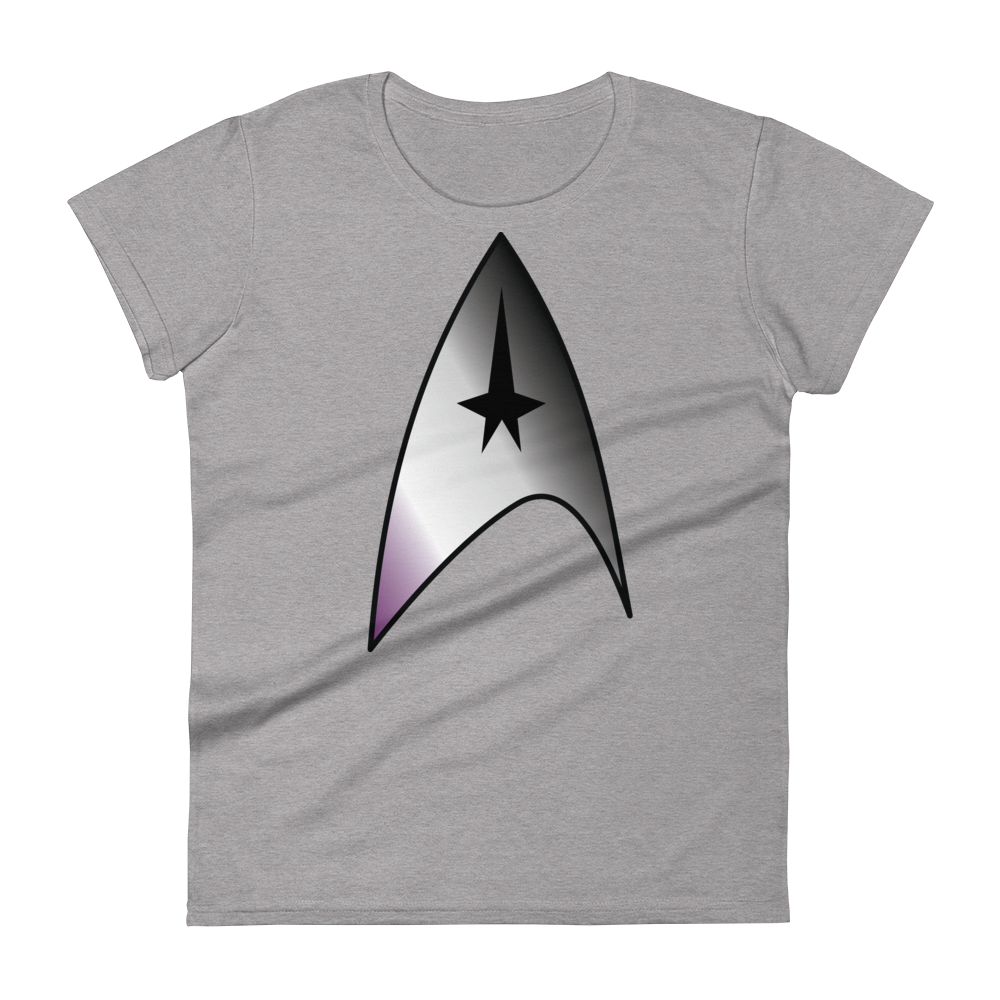 Starfleet Insignia - Asexual/Demisexual Pride Women's short sleeve t-shirt