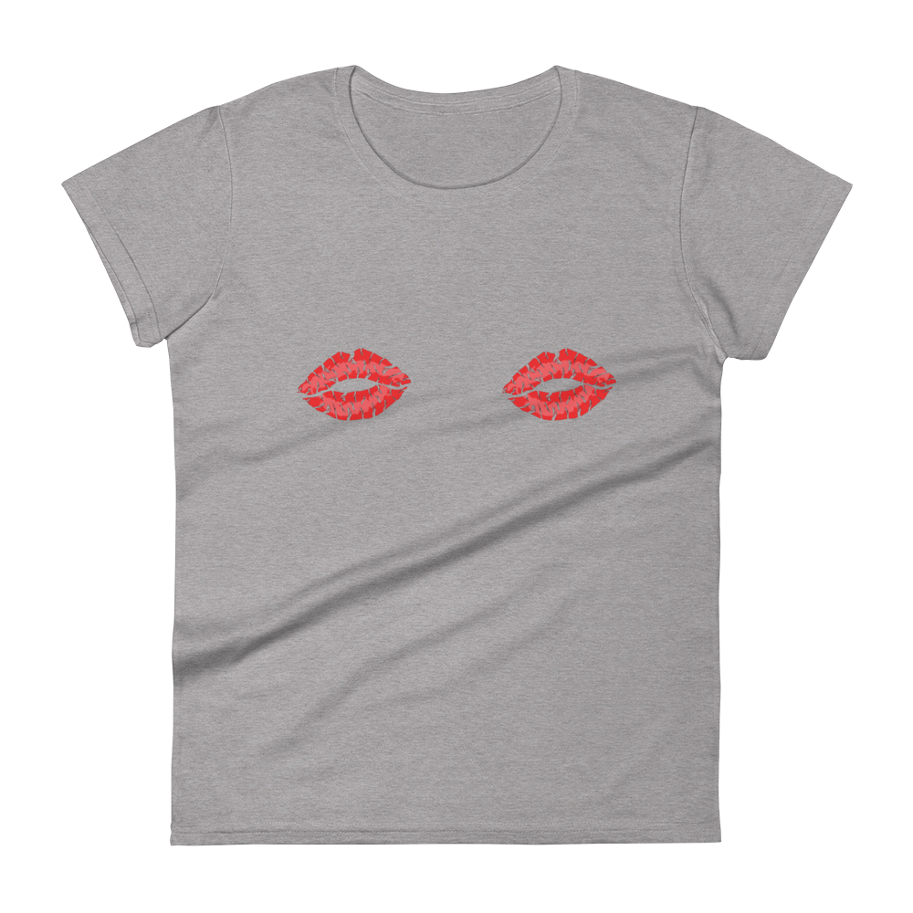 Boob Kisses Women's short sleeve t-shirt