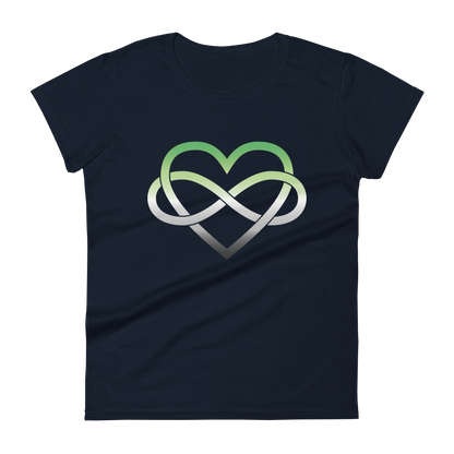 Polyamory Infinity Heart - Aromantic Women's short sleeve t-shirt