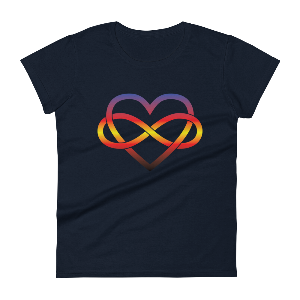 Polyamory Infinity Heart - Polyamory Women's short sleeve t-shirt