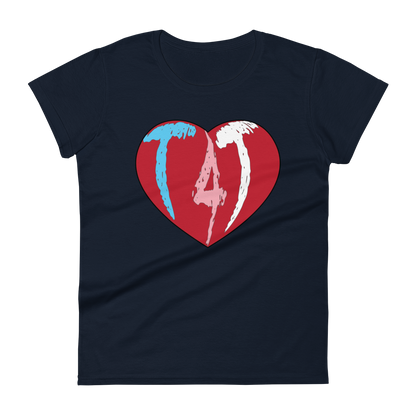 T4T Heart Women's short sleeve t-shirt