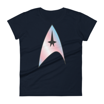 Starfleet Insignia - Trans Pride Women's short sleeve t-shirt