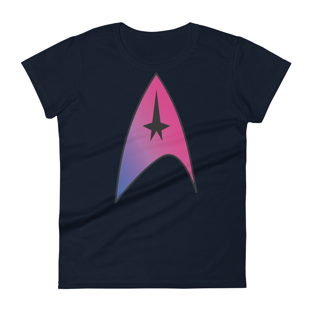 Starfleet Insignia - Bisexual Pride Women's short sleeve t-shirt