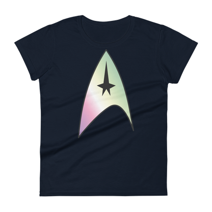 Starfleet Insignia - Genderfae Pride Women's short sleeve t-shirt