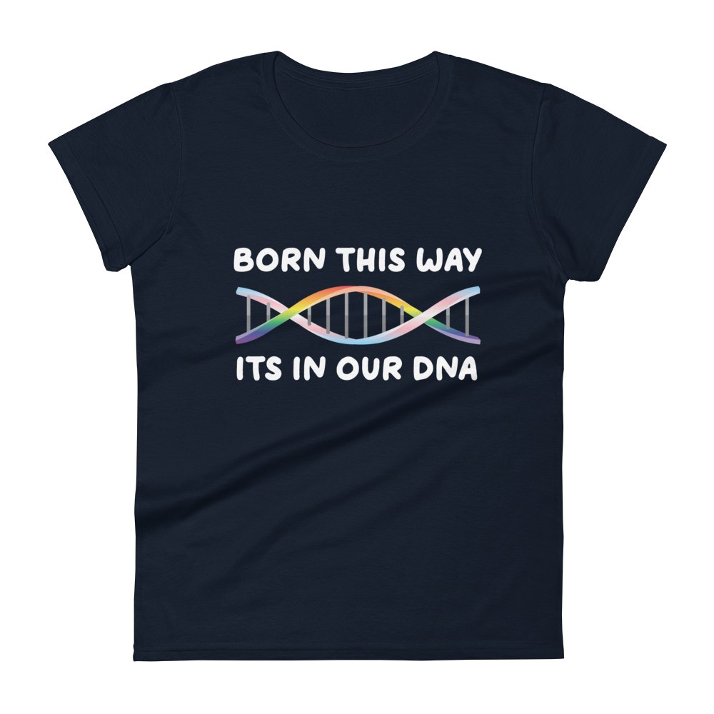 Born This Way - Rainbow/Trans Women's short sleeve t-shirt