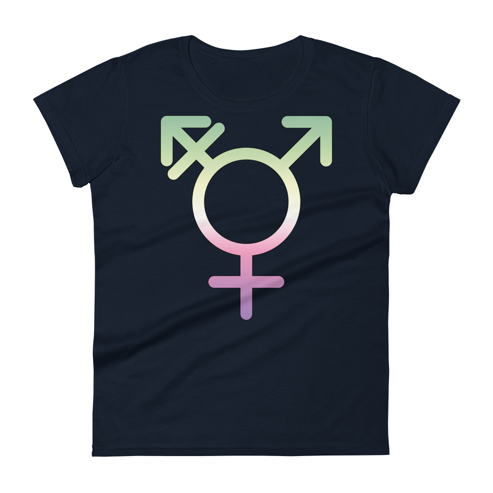 Transgender Symbol - Genderfae Pride Women's short sleeve t-shirt